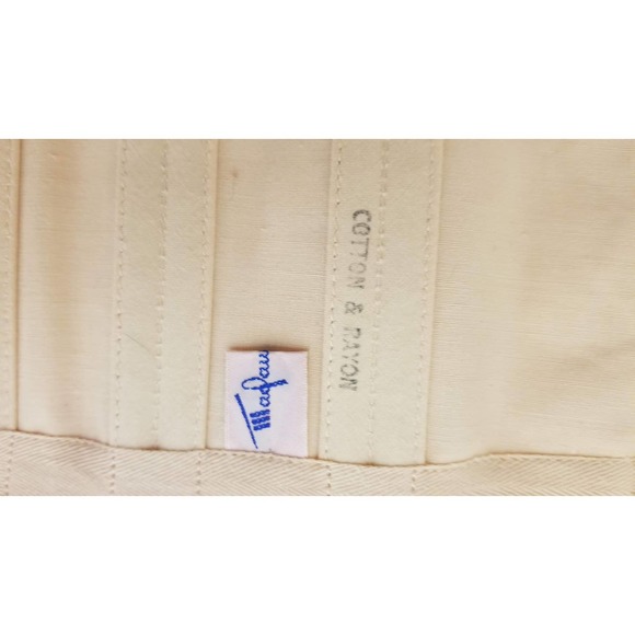 Vtg 50s 60s Corset Peach Cotton Brocade Boning Boned Stretch Panels M See Msmts - Picture 3 of 10